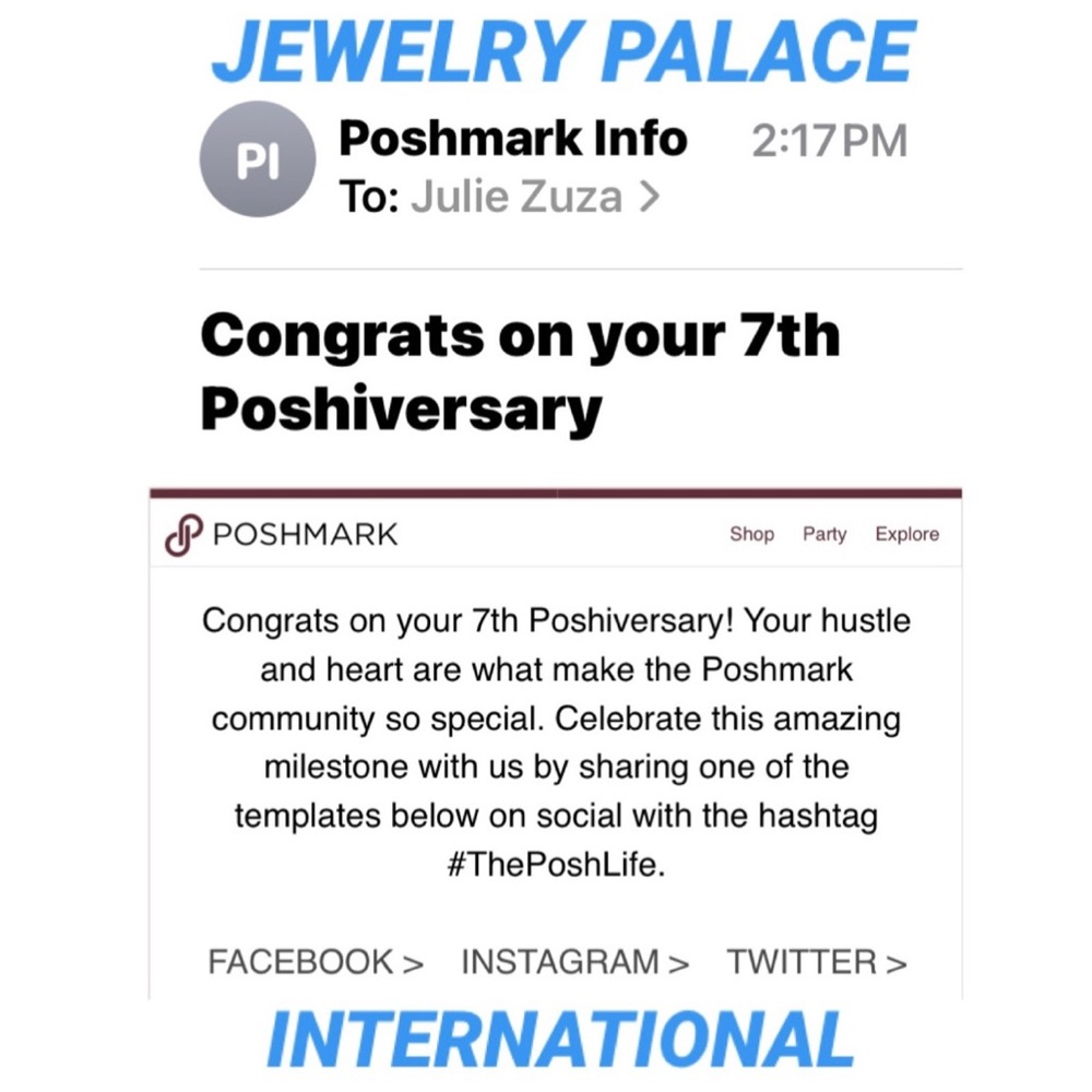 🎉🎊Celebrating my 7th Poshiversary🎉🎊